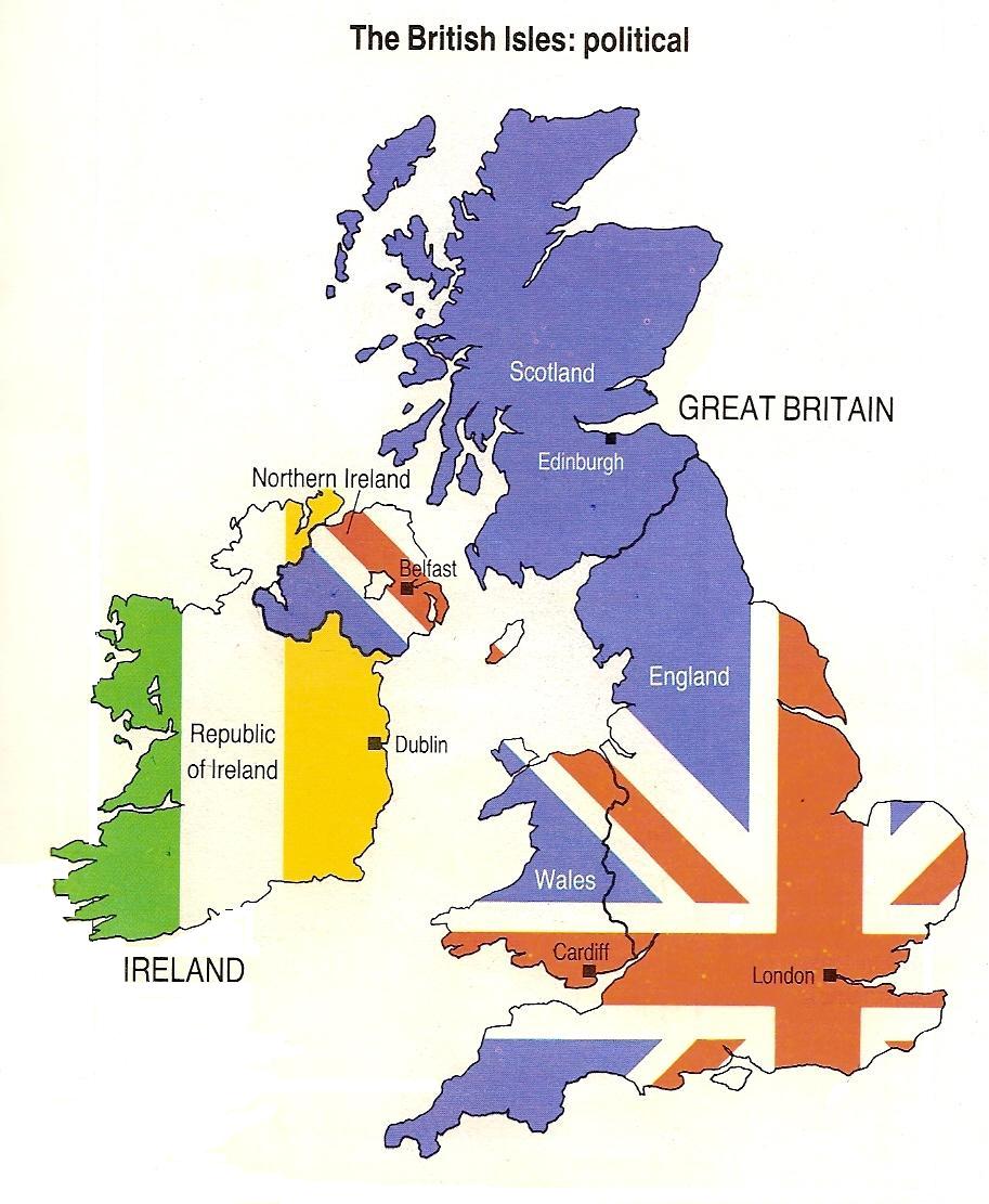 The united kingdom the british isles. The United Kingdom of great Britain карта. Великобритания.Ирландия.. Карта Ирландии и Великобритании. Ирландия и Англия.