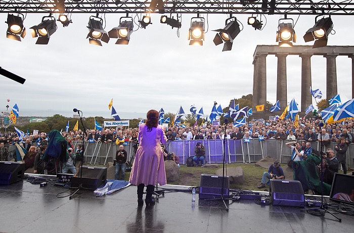 YES March & Rally for Scottish Independence.  Image by Ivon Bart