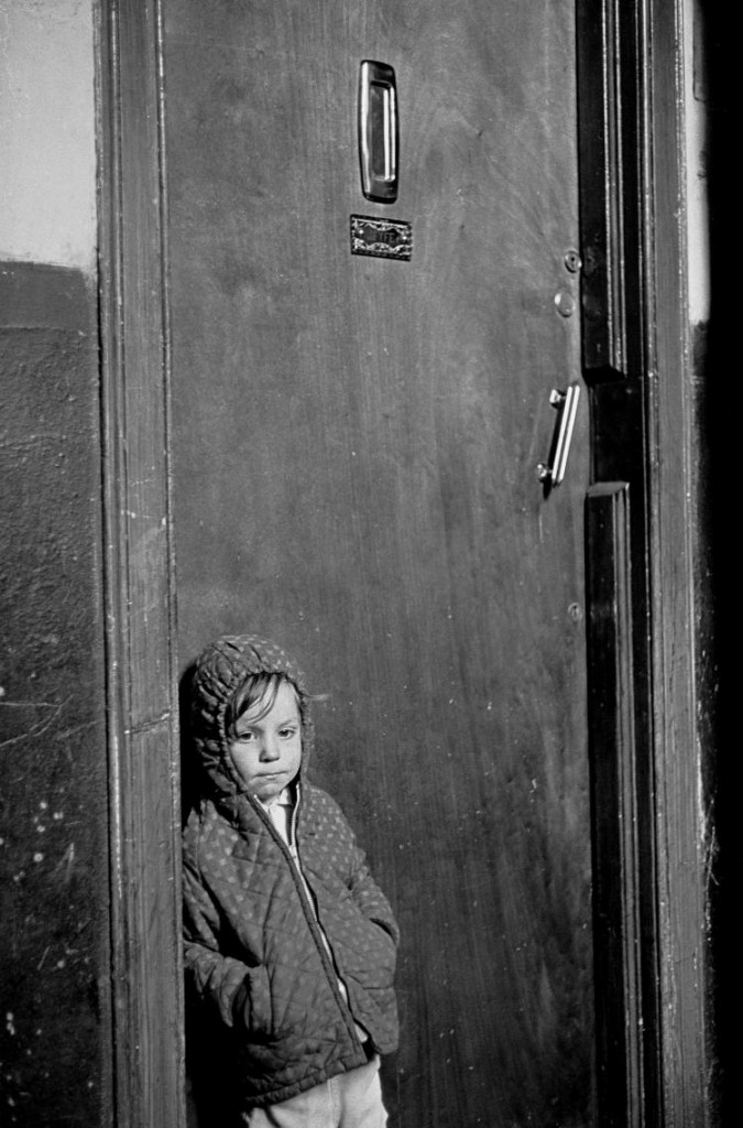 Image 1 Child-waiting-at-flat door 1971