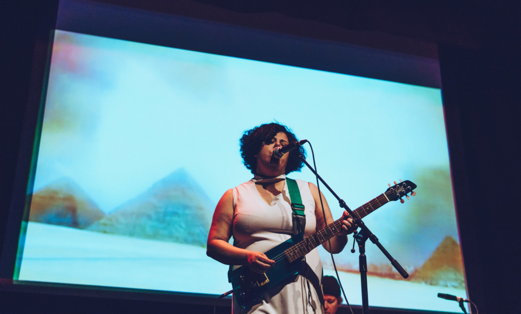 Nadia Buyse at Dardishi Festival 2019 photo credit Noor Abdel Razik